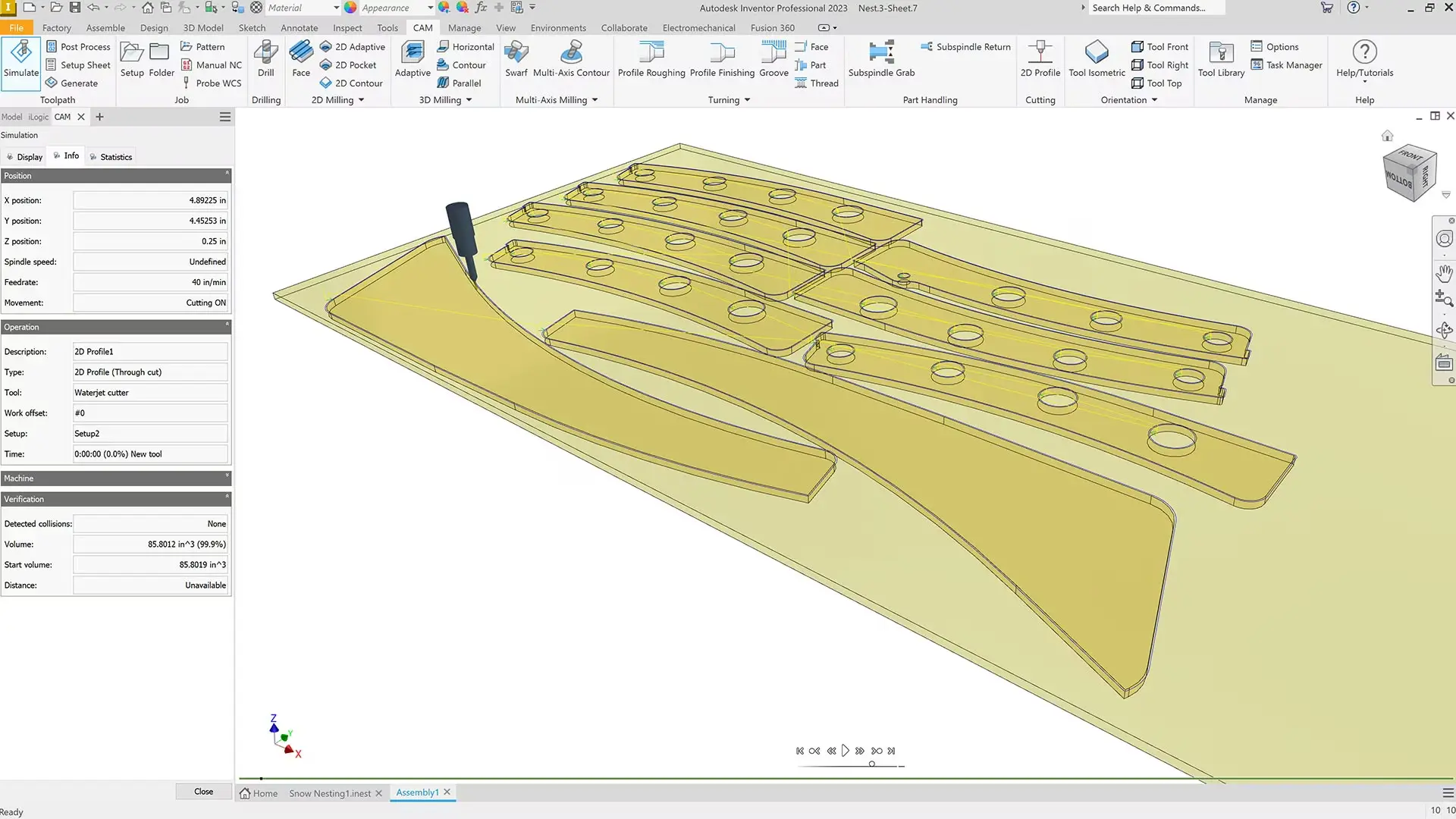 Autodesk CAM CNC Post - Autodesk Nesting